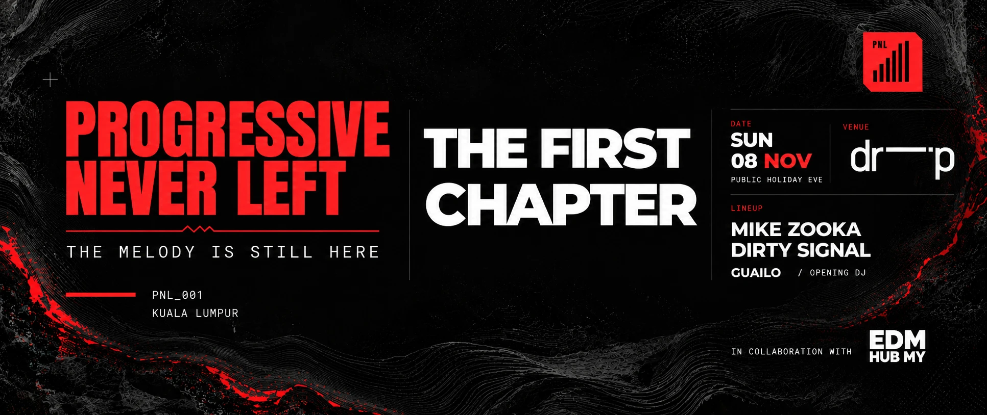 The First Chapter event poster